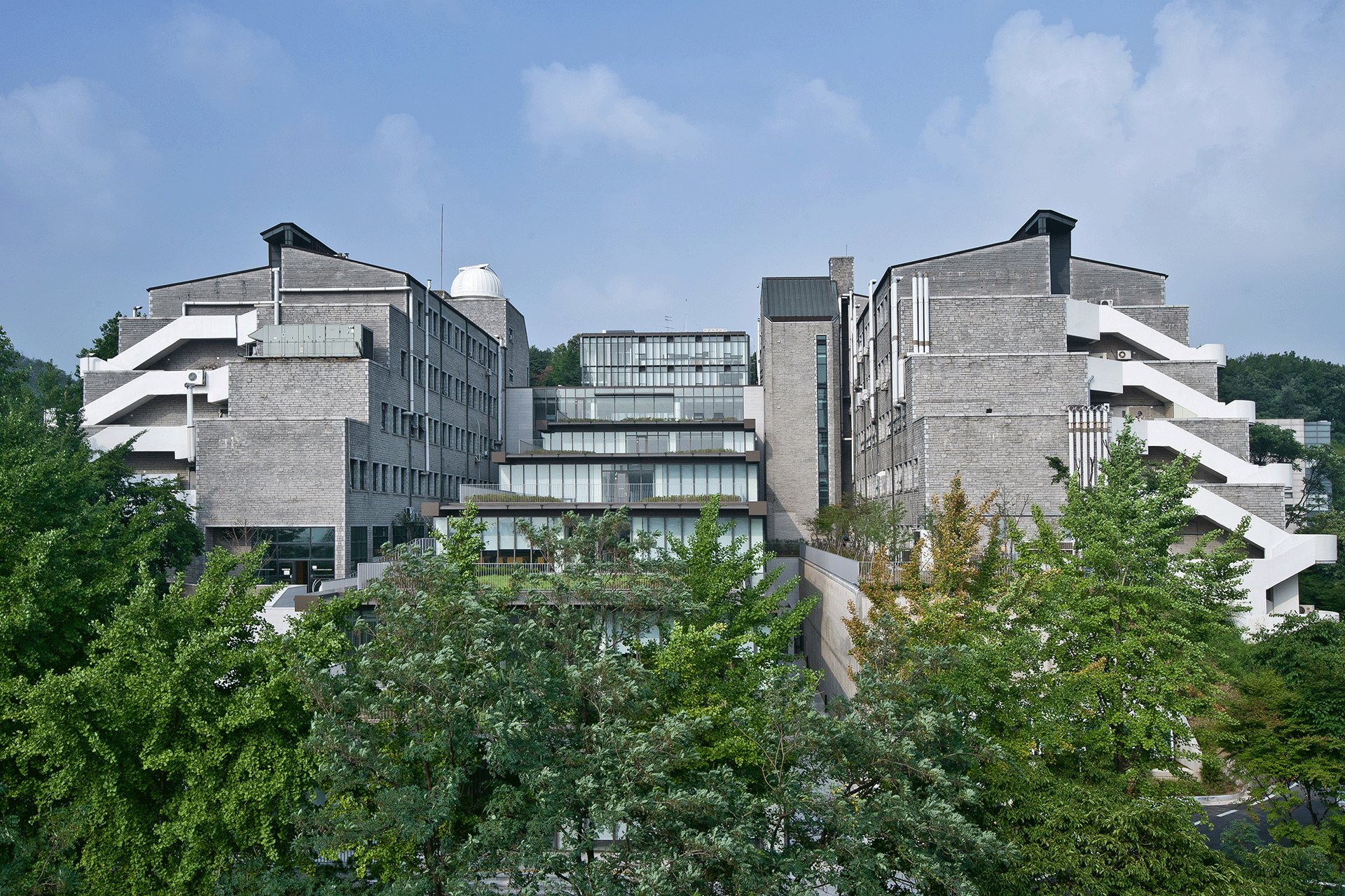 The view of Ewha Womans University