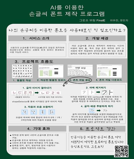 [2022]인공지능을 이용한 개인 손글씨 폰트 제작 프로그램